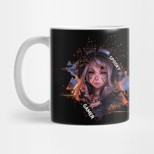 Halloween Gamer Witch Girl Mug